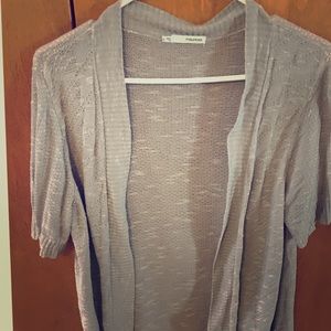 Short sleeve sweater cover up